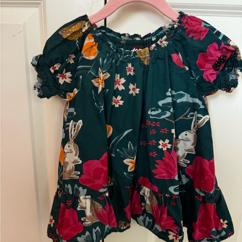 Tea toddler girl dress. Size 12-18 months EUC